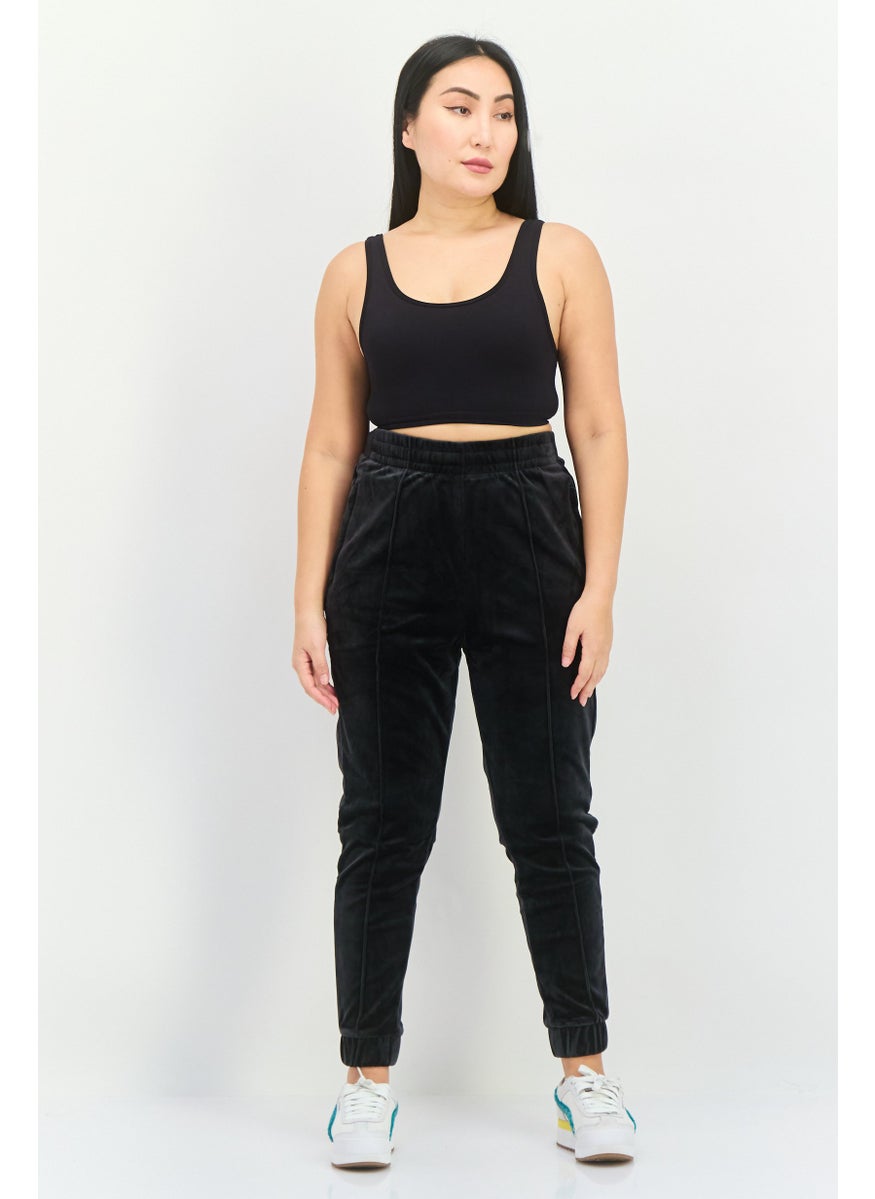 Adidas - Women Sportswear Fit Outdoor Sweatpants, Black - Image 1