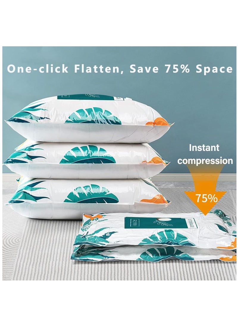 Arabest Vacuum Storage Bag, Reusable Sealer Vacuum Bag with Electric Pump, Vacuum Compression Bag for Clothes, Quilt, Pillow (2PCS Small, 2PCS Medium, 2PCS Large, 2PCS Jumbo)  - Image 2