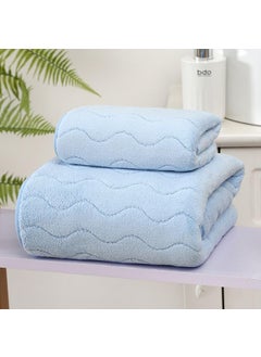 Reexplore Reexplore Super Absorber Light Weight Microfiber Bathing Towel Soft Quick Dry Bath Towel for Men Women with Hand Towel Combo 70 x 140cm 35 X 70 cm 350 GSM 1 Bath Towel 1Hand Towel 
