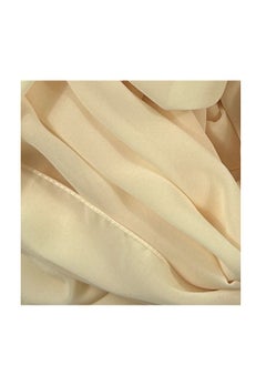 Perfectory PERFECTORY Women Lightweight Solid Chiffon Hijab Shawl Soft Premium Abaya Shawl Wrap Scarves, Long Bridal Hijab Scarf- Bisque  - Image 2