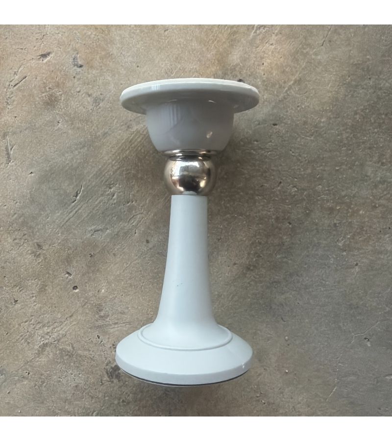 Gray No Drill Magnetic Door Stopper Floor Mount Strong Holder Wind Resistant Silent Bathroom Home Use - Image 4