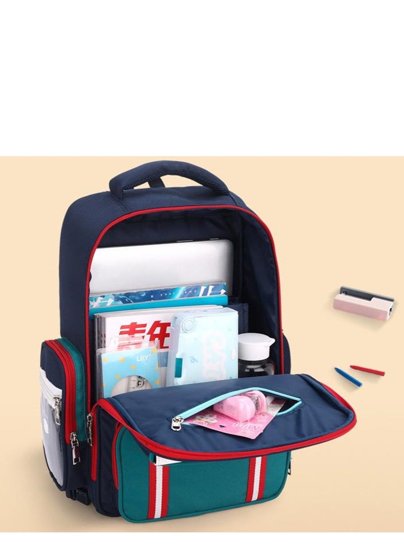 Golden - Rolling Backpack Travel Trolly BookBag School Wheeled Backpack for Boys Girls Kids Luggage School Bag with Wheels Trolley Backpack - Image 1