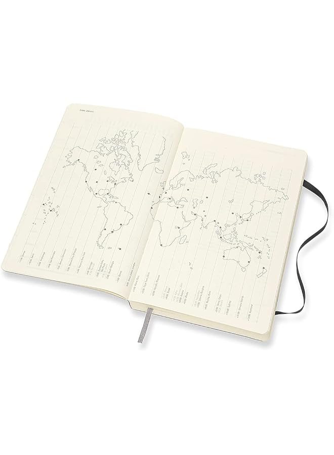 MOLESKINE Agenda 2022 Giornaliera Large Soft Nero Zwart - Image 4