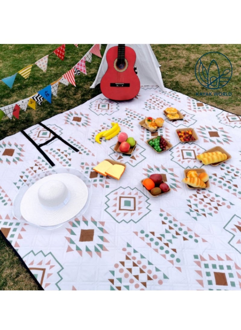 Generic - Foldable Picnic Mat Waterproof, Lightweight, Multi-Use, Easy to Clean, Attractive Design, - Image 1