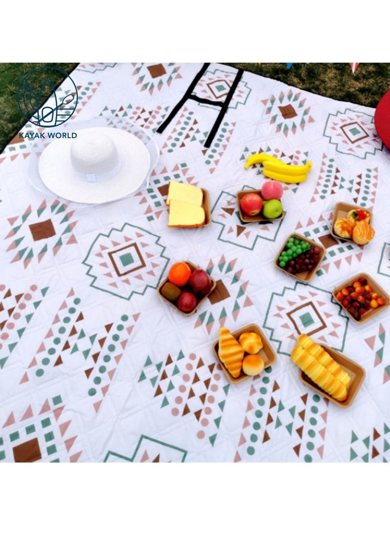 Generic - Foldable Picnic Mat Waterproof, Lightweight, Multi-Use, Easy to Clean, Attractive Design, - Image 1