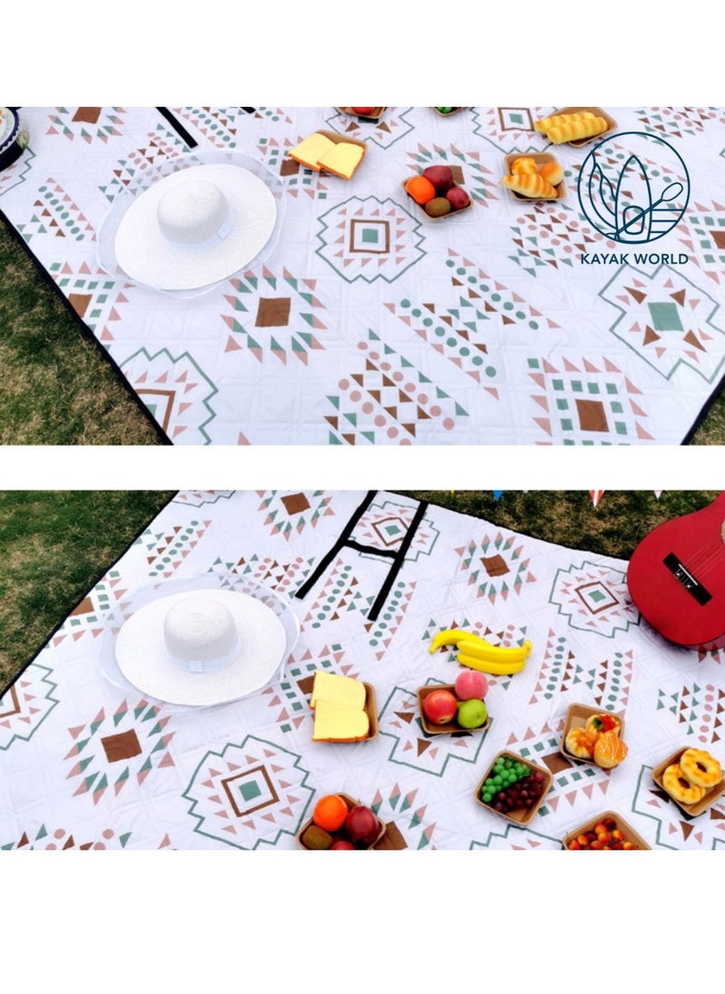 Generic - Foldable Picnic Mat Waterproof, Lightweight, Multi-Use, Easy to Clean, Attractive Design, - Image 1
