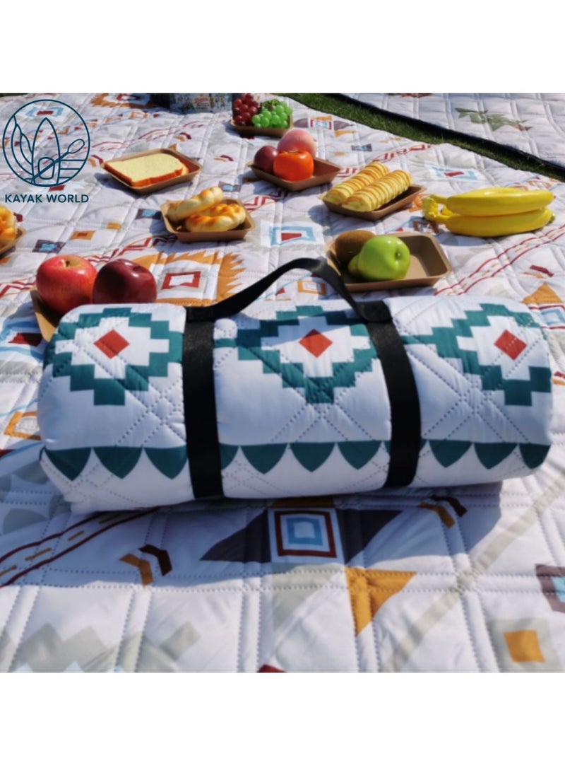 Generic - Foldable Picnic Mat Waterproof, Lightweight, Multi-Use, Easy to Clean, Attractive Design, - Image 1