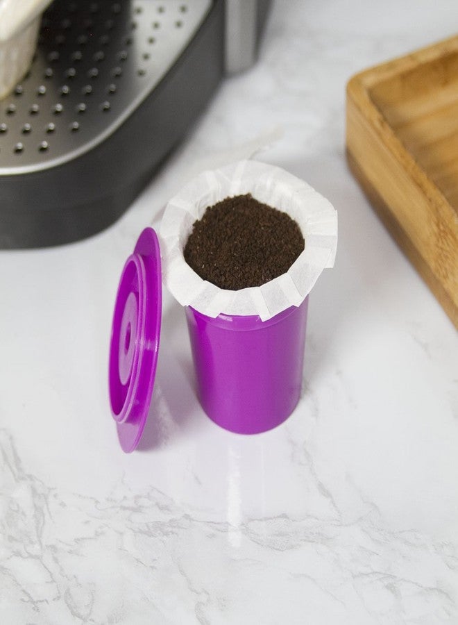 Perfect Pod EZ-Cup Paper Coffee Filters with Patented Lid for Single-Serve Coffee Brewers and Coffee Pods, Compatible with Keurig, 9-Pack (450 Filters) - Image 3