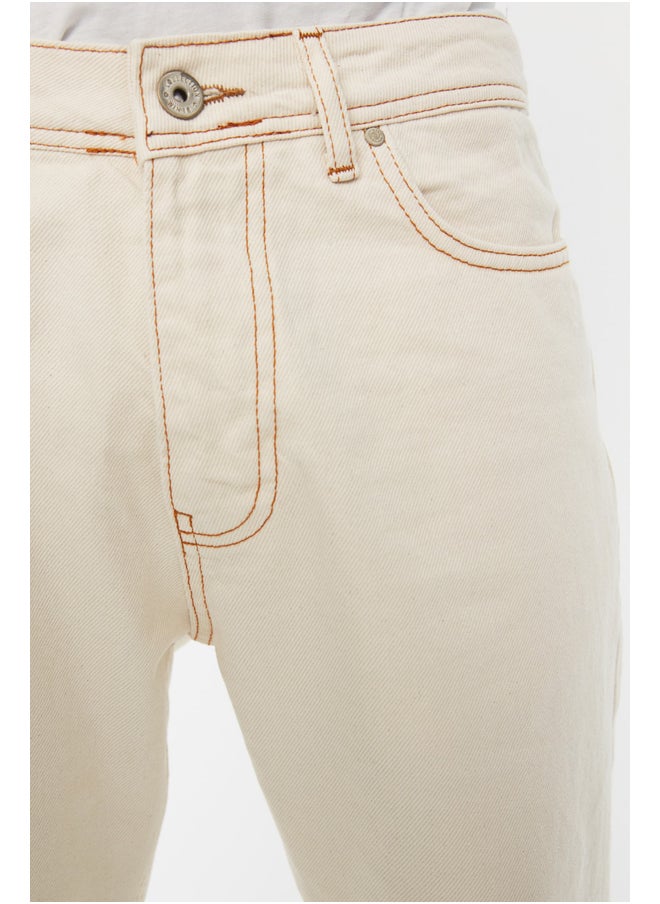 trendyol Regular Fit Tobacco Stitched Denim Jeans TMNAW22JE0189  - Image 5