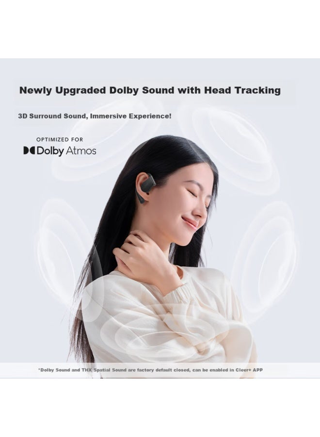 Cleer Arc 5Th Generation Open-Ear Ai Intelligent Dolby Sound Master Bluetooth Sports Earphones Compatible With Huawei, Apple, Xiaomi, White Interest-Free Installments Light Feather White - Image 3