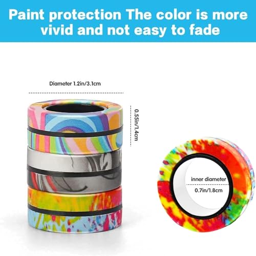 RURING 12Pcs Magnetic Rings Fidget Toys Spinner Set Easter Basket Stuffers for Kids Party FavorsFinger Magnet Rings Endless Hours of Fun ADHD Stress Relief Fidget Spinners for Birthday Adults - Image 5