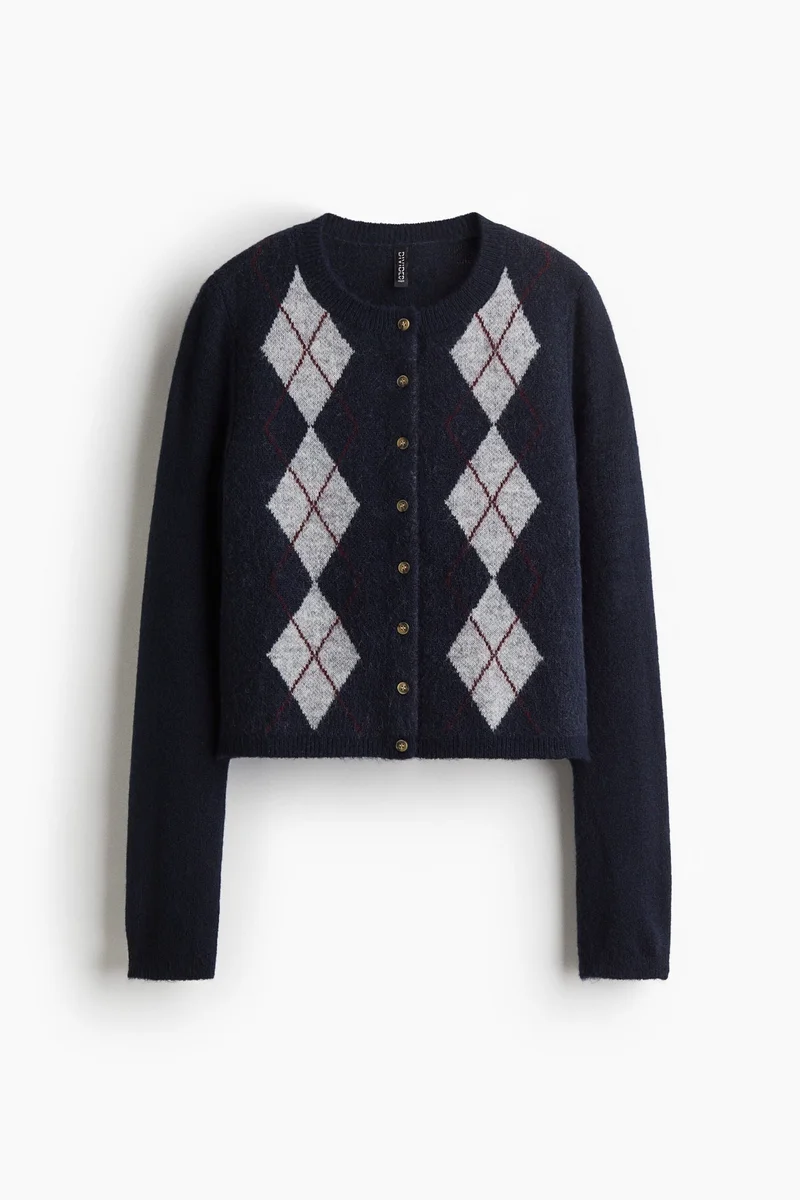 H&M Jacquard-knit cardigan