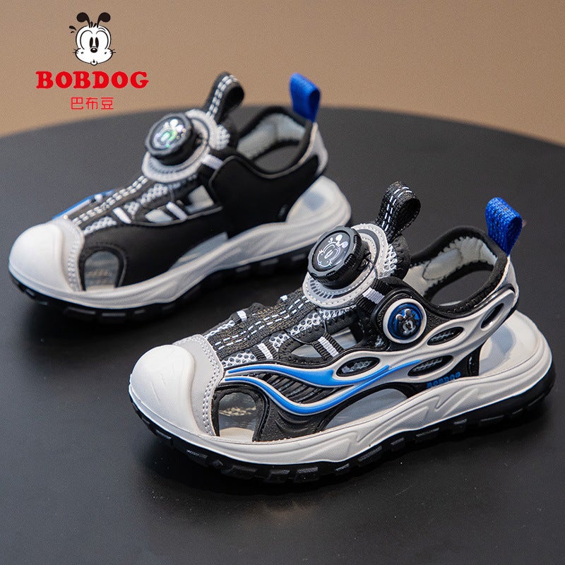 Sandals For Boys Baotou Summer Style Kidsren'S Sports Beach Shoes For Middle And Large Boys Soft-Soled Sandals - Image 5