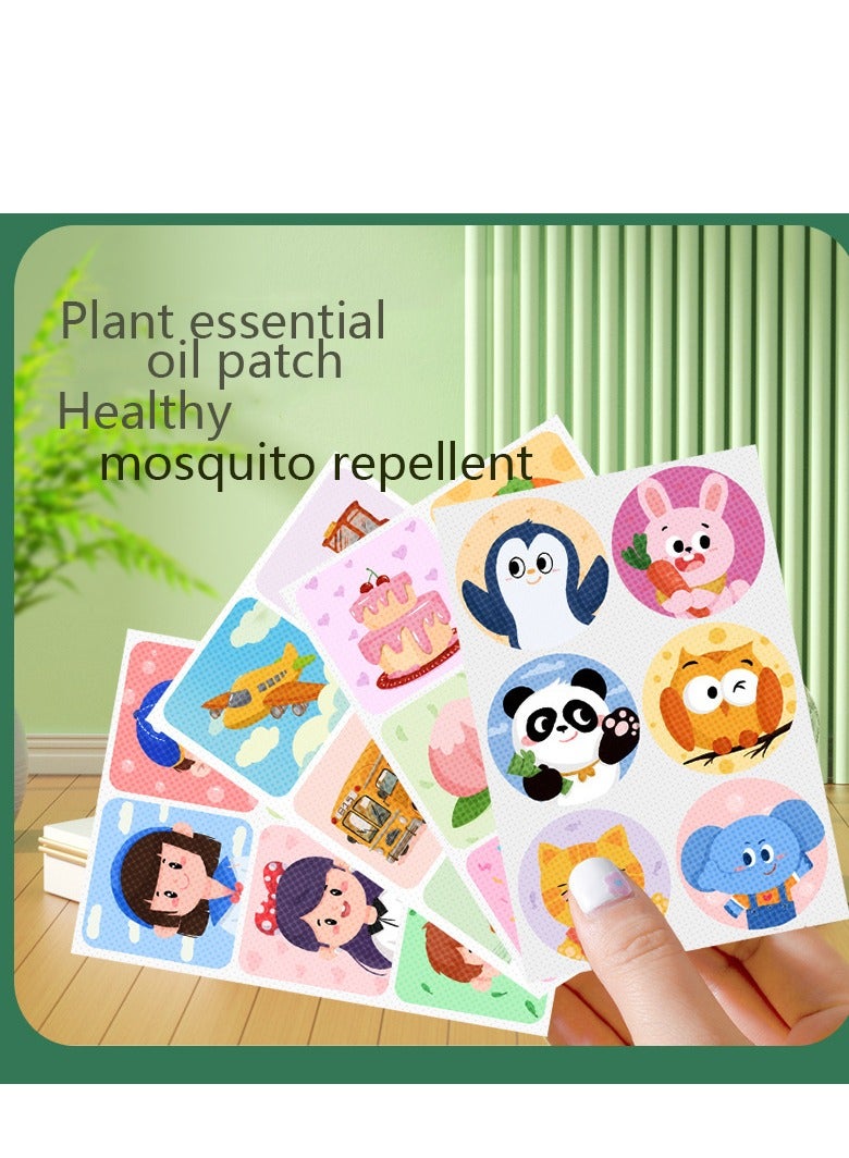 SYOSI Mosquito Repellent Stickers, 144 Pcs Natural Patches for Kids and Adults, DEET Free, Cartoon for Outdoor Camping Traveling Fishing  - Image 4