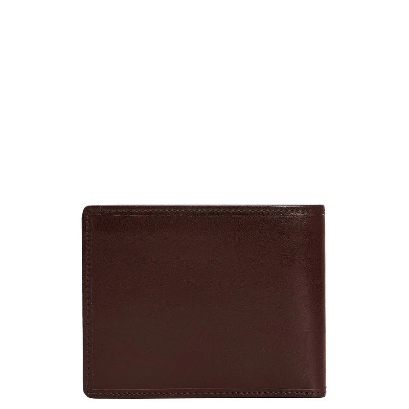 Da Milano brown Brown Bifold Leather Mens Wallet for Men | Best Price UAE