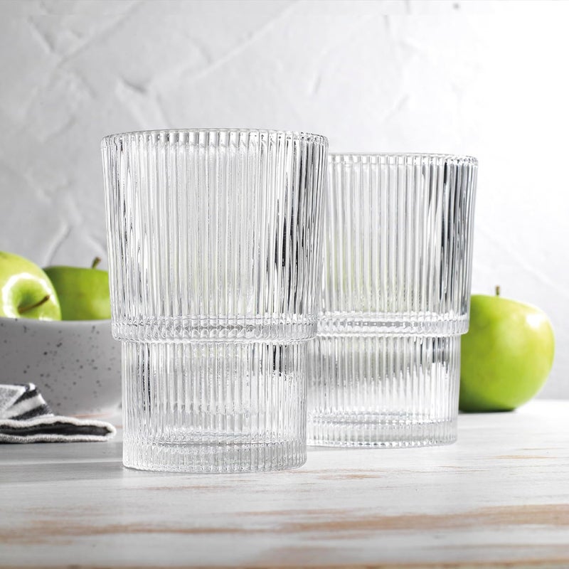 MosJos 2-PACK Capri Drink Dispenser - Glass Beverage Dispenser, 100% Leakproof Spigot Perfect For Parties And Daily Use Lead-Free Glass, Beautiful Design, 1.8 Gallon - Image 5