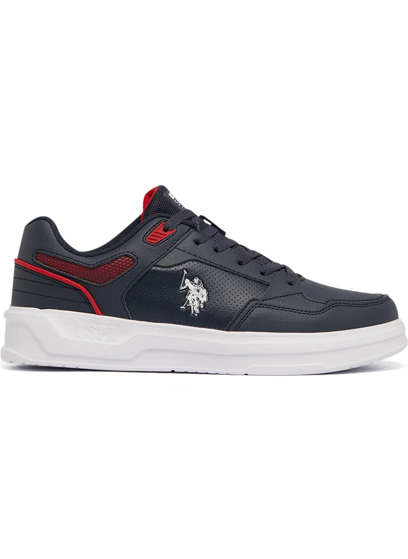 U.S. Polo Assn. Men's Navy Low-Top Sneakers - Lightweight Lace-Up Design, Comfortable for Everyday Outfits