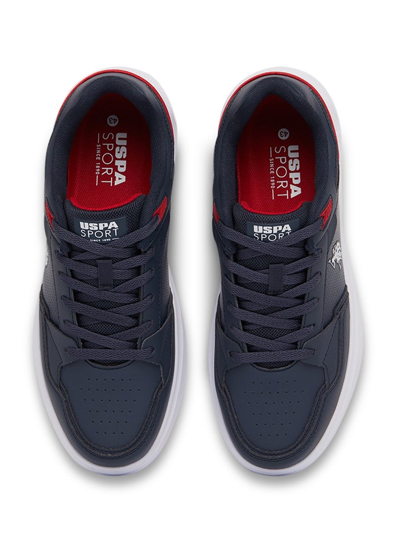 U.S. Polo Assn. - Men's Navy Low-Top Sneakers - Lightweight Lace-Up Design, Comfortable for Everyday Outfits - Image 1