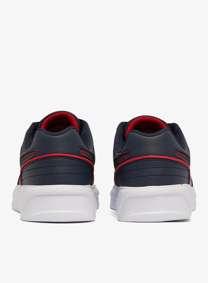 U.S. Polo Assn. Dark Blue/Black Men's Navy Low-Top Sneakers - Lightweight Shoes Lace-Up Design, Comfortable for Everyday Outfits for Men | Best Price UAE