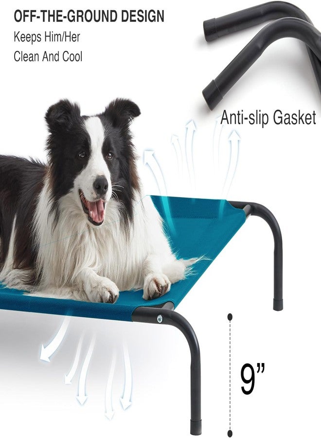 Pet Clean Elevated Dog Bed Large for Pets, Scratch-Resistant, Waterproof Breathable Dog Bed XL for Large Dogs with Durable Frame (Teal) - Image 3