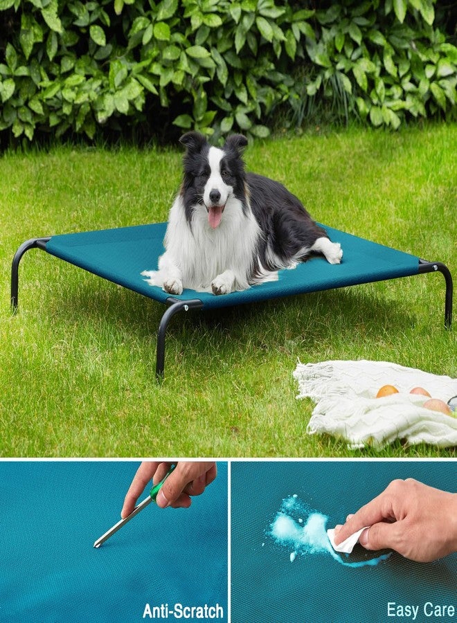 Pet Clean Elevated Dog Bed Large for Pets, Scratch-Resistant, Waterproof Breathable Dog Bed XL for Large Dogs with Durable Frame (Teal) - Image 5