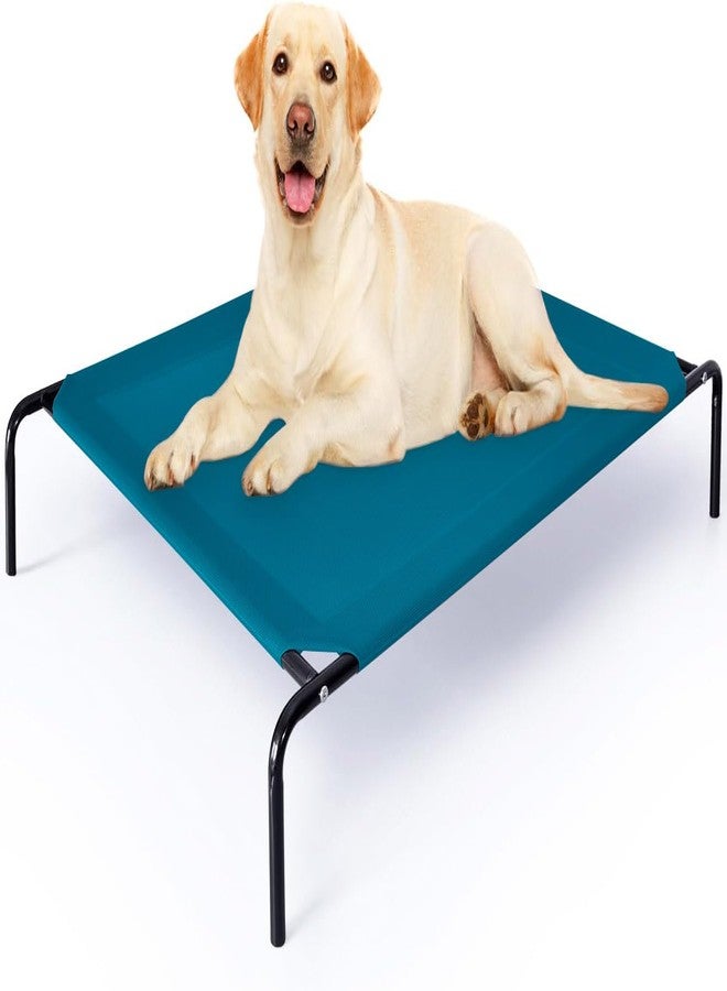 Pet Clean Elevated Dog Bed Large for Pets, Scratch-Resistant, Waterproof Breathable Dog Bed XL for Large Dogs with Durable Frame (Teal) - Image 1