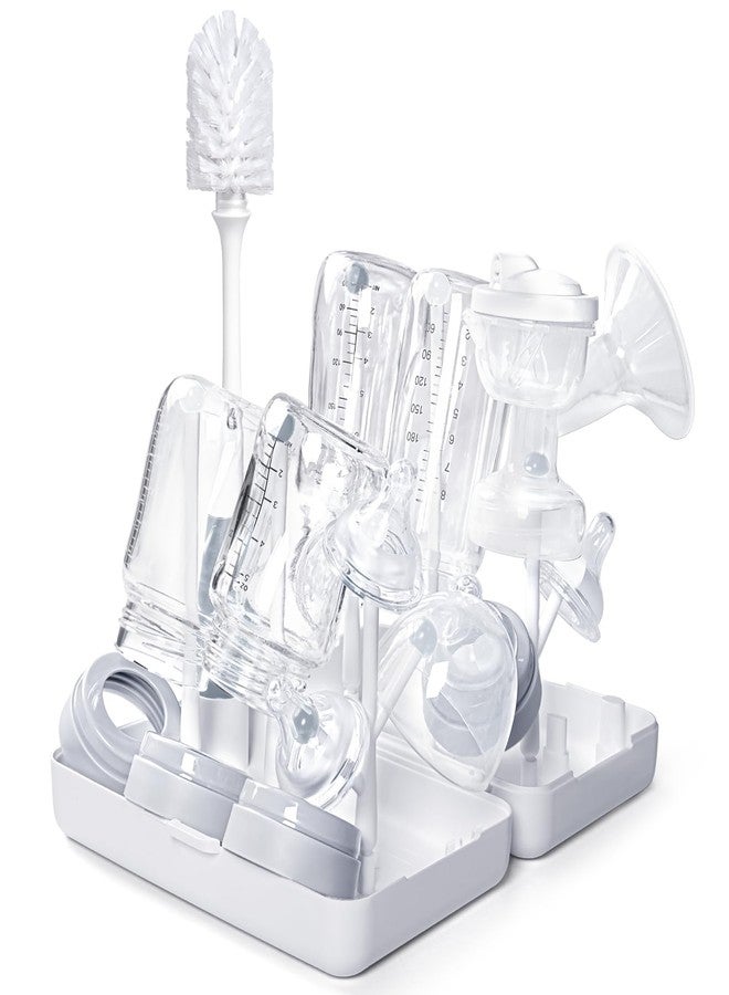 Termichy Travel Baby Bottle Drying Rack, Compact Size with Large Capacity for Working Mom, Visit Families, Friends or Camping with Baby Gary - Image 1