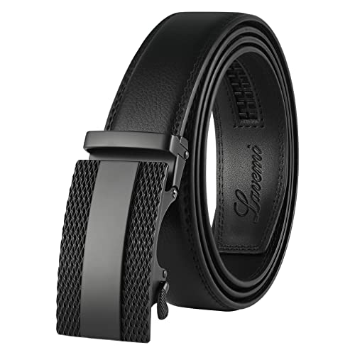 Lavemi Men's Real Leather Ratchet Dress Casual Belt, Cut to Exact Fit,Elegant Gift Box(25-1056) - Image 1