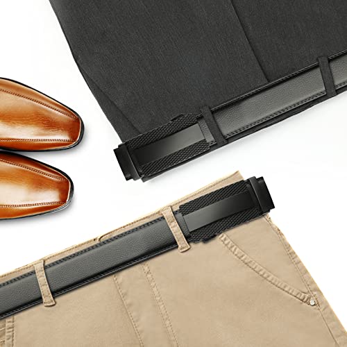 Lavemi Men's Real Leather Ratchet Dress Casual Belt, Cut to Exact Fit,Elegant Gift Box(25-1056) - Image 3