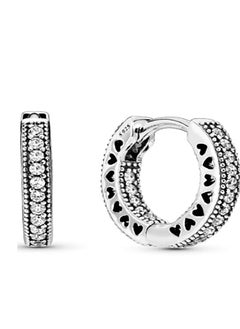 Pandora Violet Earrings in Sterling Silver and Cubic Zirconia  - Image 1