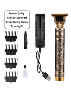 KASTWAVE 8 Piece Premium Quality Hair Blade Clipper Set, Professional Adjustable Blade Clipper Set, Electric Shaving Machine, Shaver for Hair Trimming Beard Grooming, Battery Powered USB Cable  - Image 1