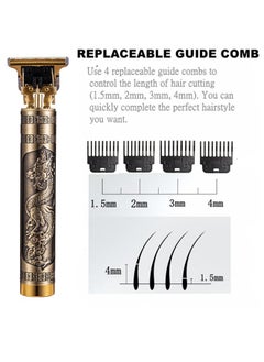 KASTWAVE 8 Piece Premium Quality Hair Blade Clipper Set, Professional Adjustable Blade Clipper Set, Electric Shaving Machine, Shaver for Hair Trimming Beard Grooming, Battery Powered USB Cable  - Image 2