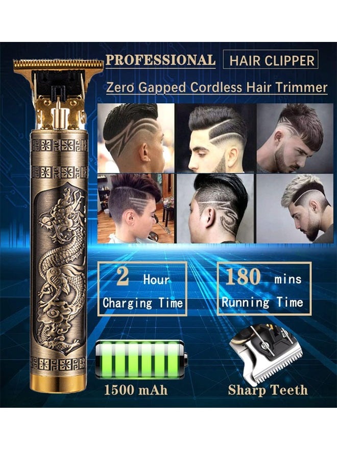 KASTWAVE 8 Piece Premium Quality Hair Blade Clipper Set, Professional Adjustable Blade Clipper Set, Electric Shaving Machine, Shaver for Hair Trimming Beard Grooming, Battery Powered USB Cable  - Image 3