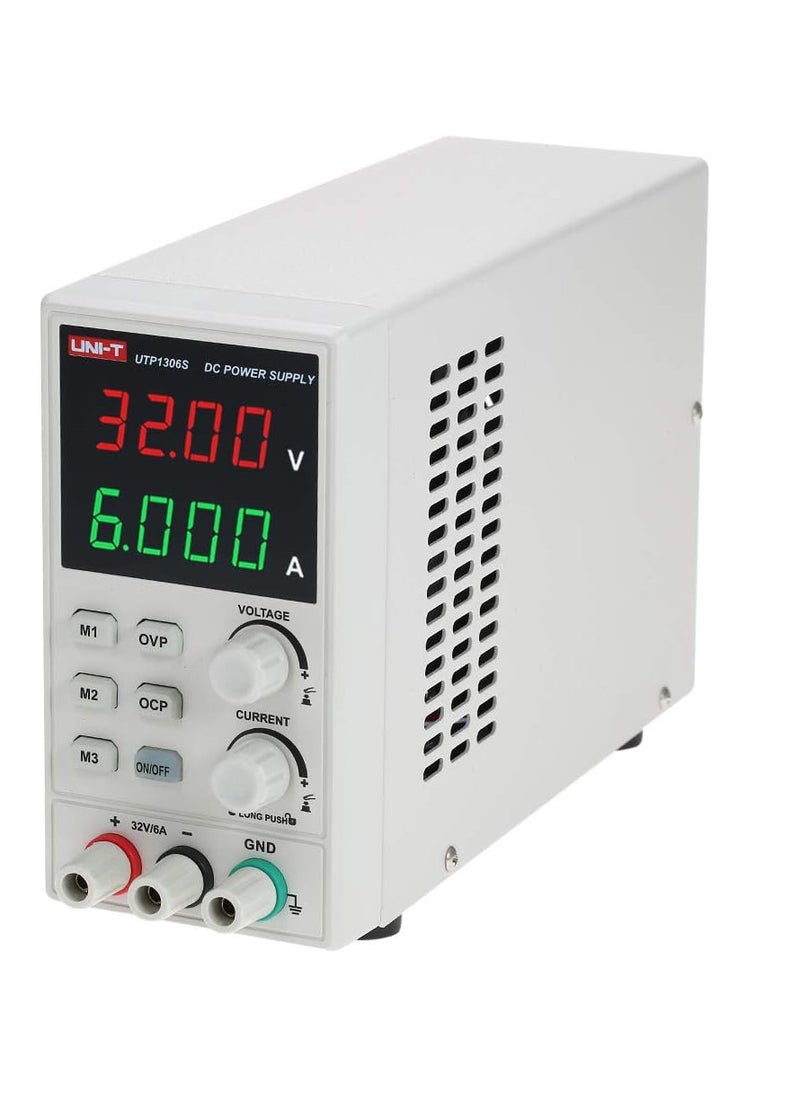 UNI-T - UNI-T UTP1306 DC Power Supply, Variable Adjustable Bench Type, 0-30V 0-6A Output with Precise Voltage and Current Control - Image 1