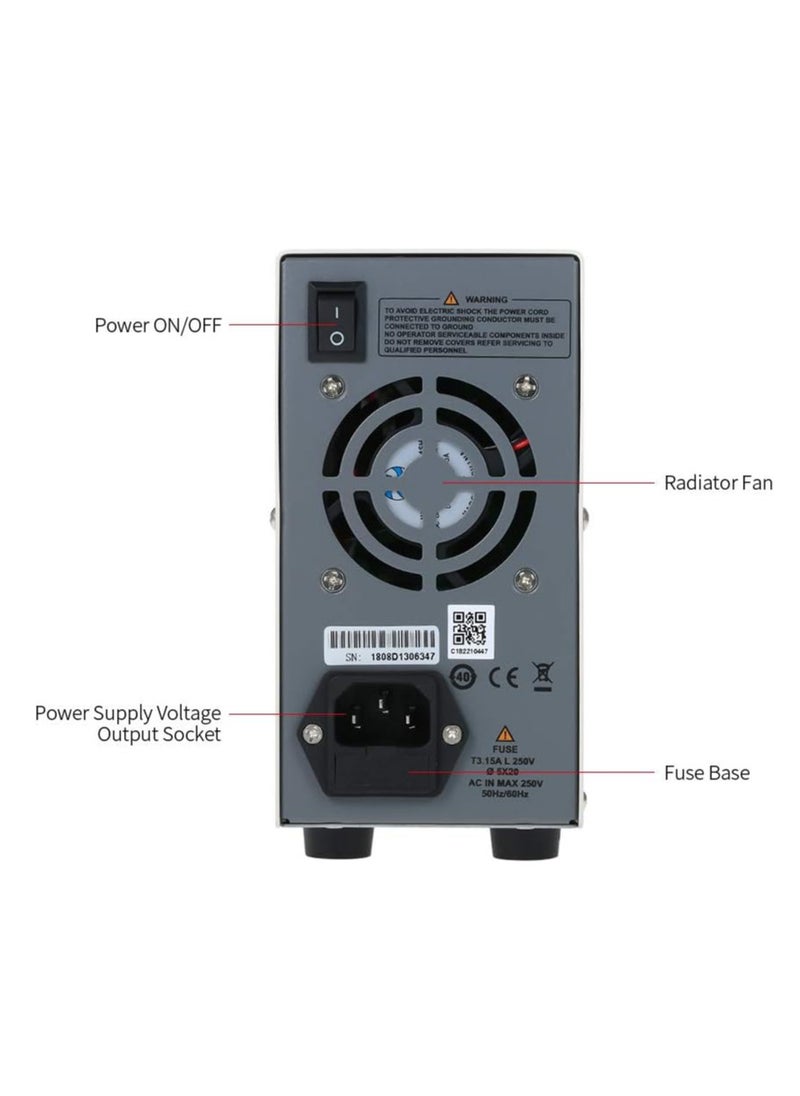 UNI-T - UNI-T UTP1306 DC Power Supply, Variable Adjustable Bench Type, 0-30V 0-6A Output with Precise Voltage and Current Control - Image 1