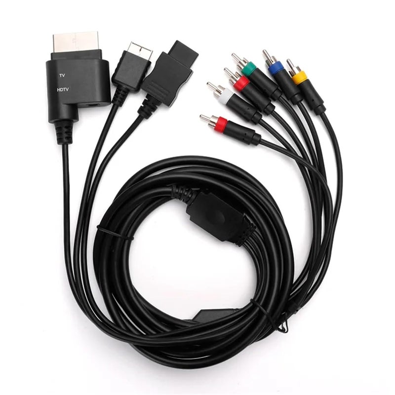 Audio Video Component Cable for PS2 PS3 Xbox 360 Wii and Wii U - Image 4