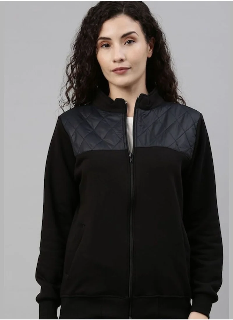 Campus Sutra High Neck Bomber Jacket