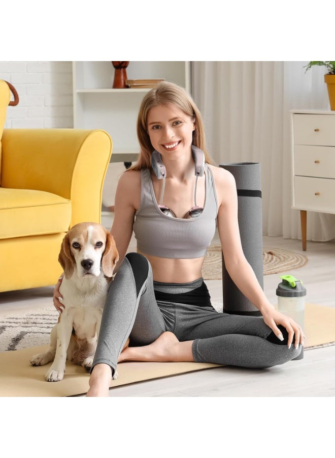 بيلا بيبي مضخة الثدي القابلة للارتداء من بيلا بيبي، مضخة ثدي كهربائية مزدوجة بدون استخدام اليدين، مزودة بتقنية تدفئة الرقبة. 3 أوضاع و9 مستويات، شفط فعال، محمولة وغير ظاهرة، مانعة للتسرب وهادئة. حواف بقطر 24 مم. - Image 2