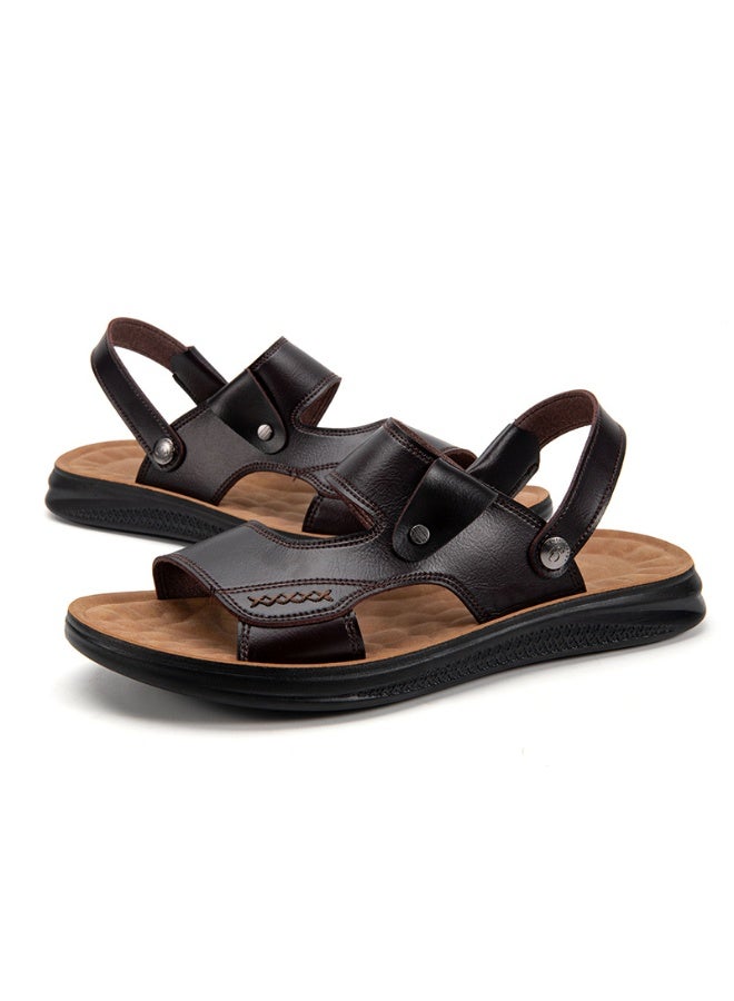 NIBEMINENT Men's Summer  Fashion Beach Shoes Casual Dual-purpose Men's Sandals  - Image 1