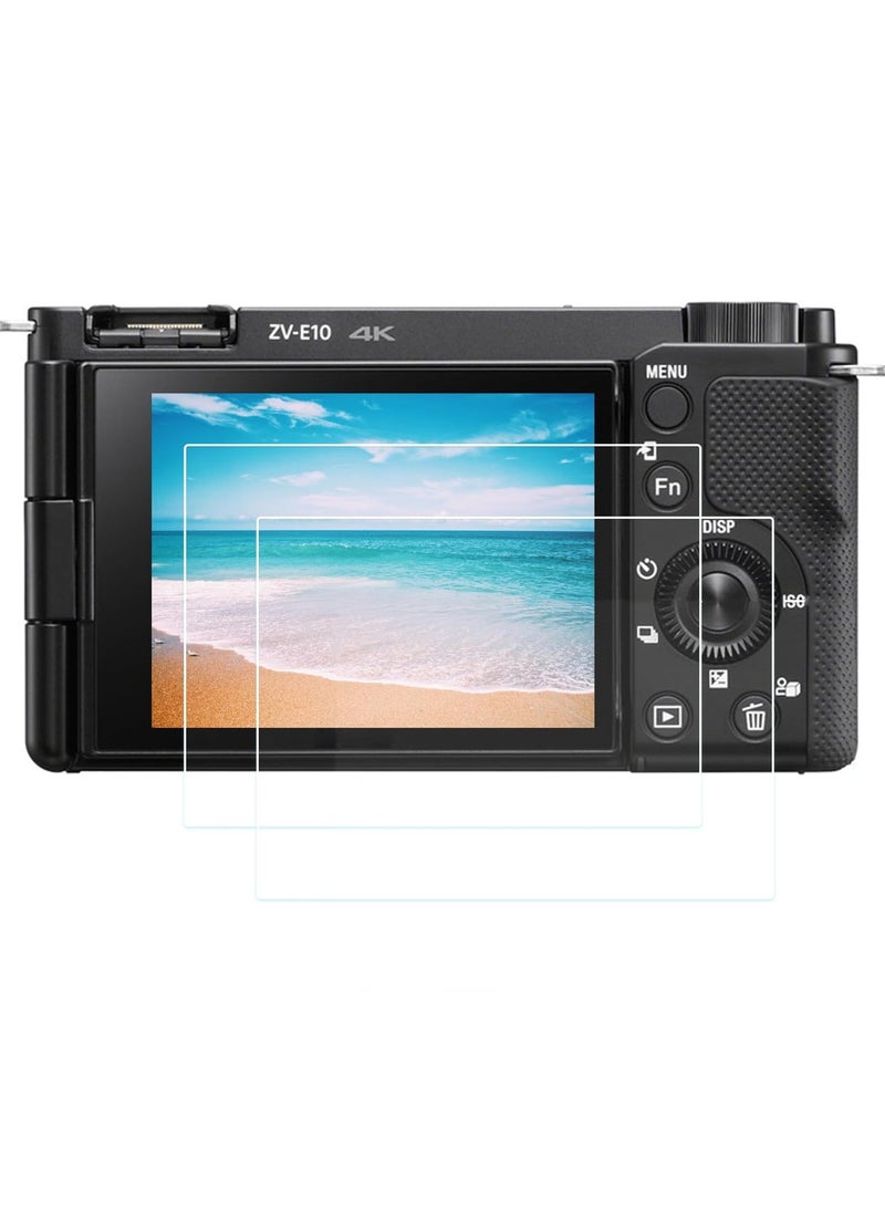 Beauenty Screen Protector Compatible with Sony ZV1F ZV-1 ZV1 ZV1 II ZV-E10 ZVE10 Mirrorless Camera Camera Full-Frame Camera 9H Tempered Glass Anti-Bubble Anti-scratch Anti-fingerprint - Image 1