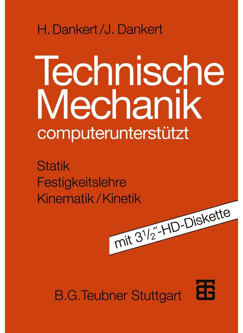 Technische Mechanik: computerunterstützt mit 3 1/2″-HD-Diskette 