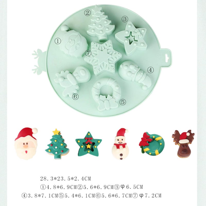 QELEG Silicone Christmas Molds Set - Image 2