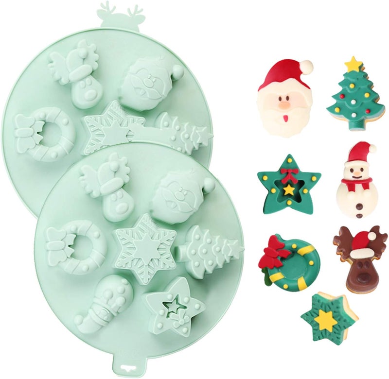 QELEG Silicone Christmas Molds Set - Image 1