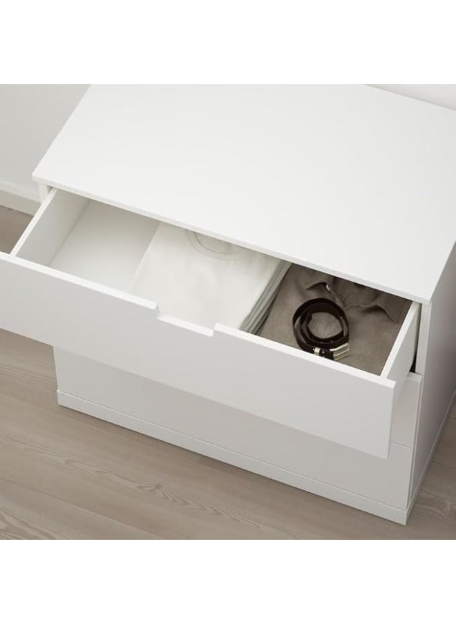 MODERN HOME White Storage Unit – 80x80x75 cm, Versatile Storage Solution.  - Image 2