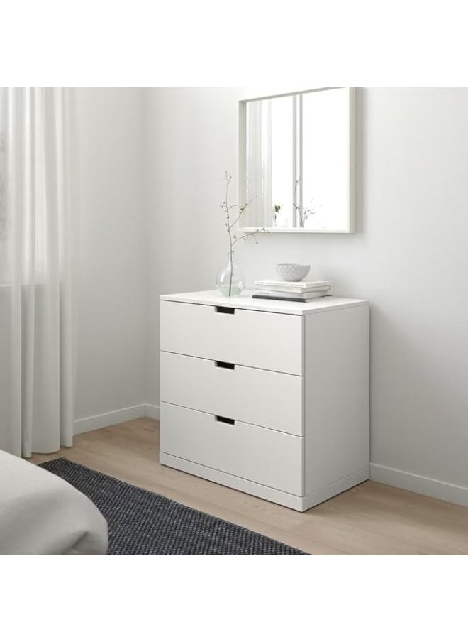 MODERN HOME White Storage Unit – 80x80x75 cm, Versatile Storage Solution.  - Image 1