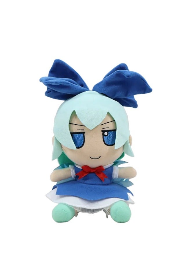 general Cirno Plush Doll 20cm Touhou Project Cute Stuffed Animal Toy for Kids Fans Collection and Home Decoration - Image 1