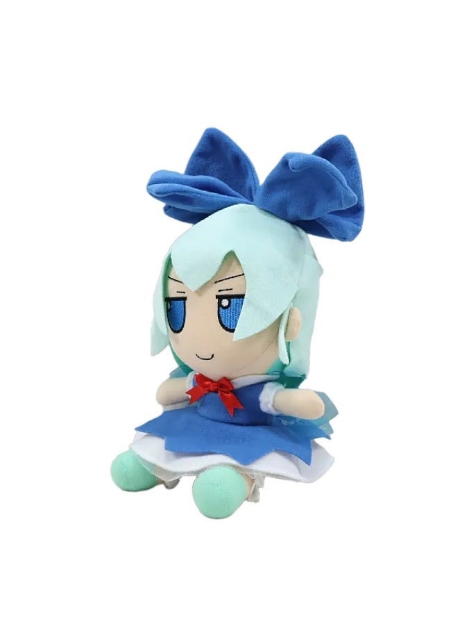 general Cirno Plush Doll 20cm Touhou Project Cute Stuffed Animal Toy for Kids Fans Collection and Home Decoration - Image 2