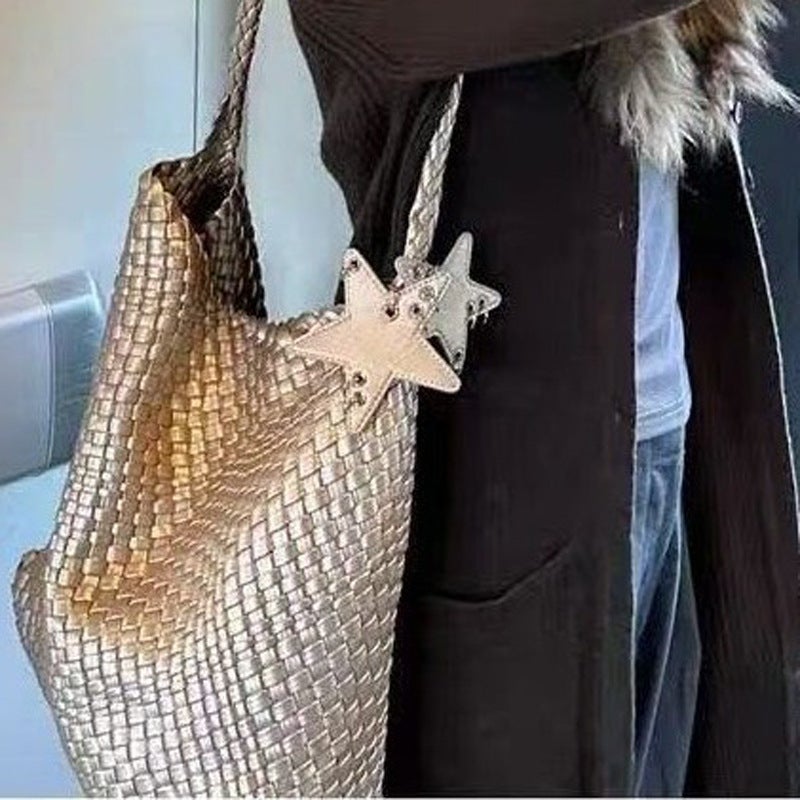 French-Style Light Luxury Handbag Bucket Bag Large-Capacity Single Shoulder Underarm Bag Women'S Commuter Crossbody Trendy - Image 3