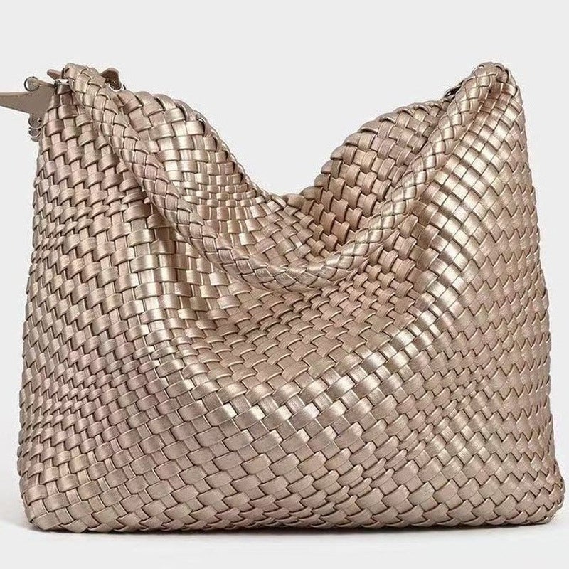 French-Style Light Luxury Handbag Bucket Bag Large-Capacity Single Shoulder Underarm Bag Women'S Commuter Crossbody Trendy - Image 4