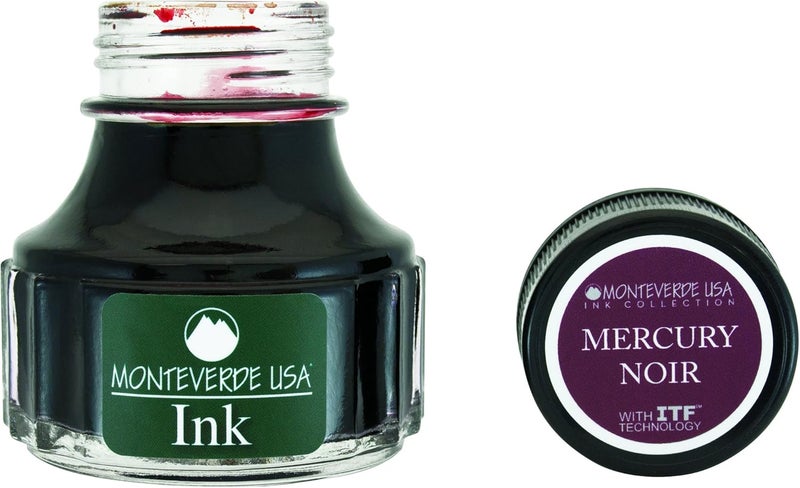 Monteverde Bottle Ink, 90ml, Mercury-Noir (G308MN) - Image 2